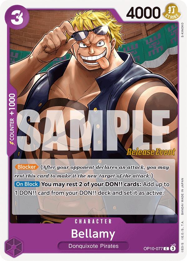 Bellamy card artwork