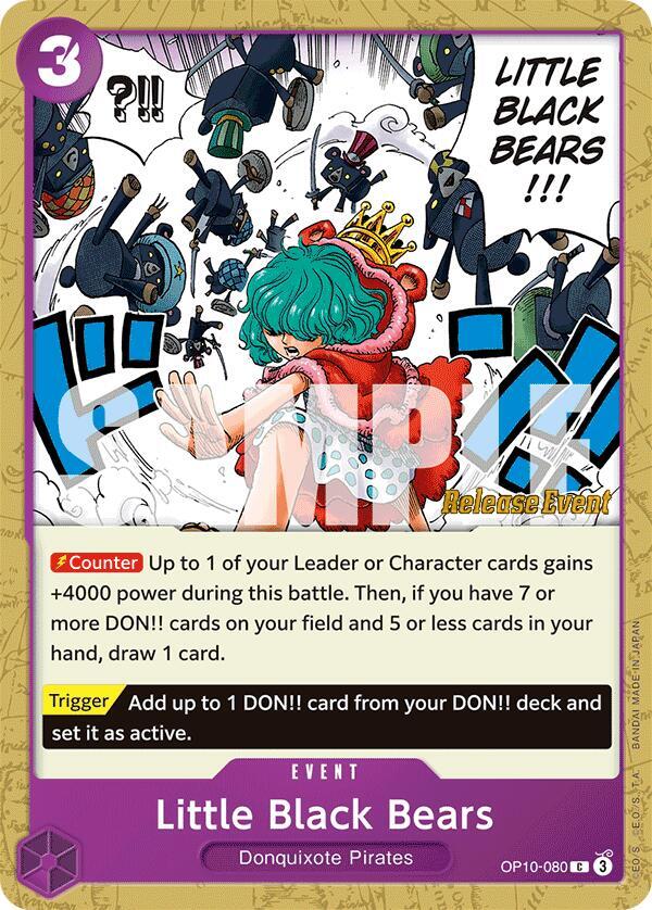 Little Black Bears card artwork