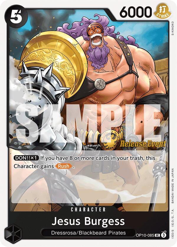 Jesus Burgess card artwork