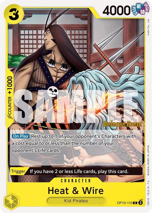 Heat & Wire card artwork