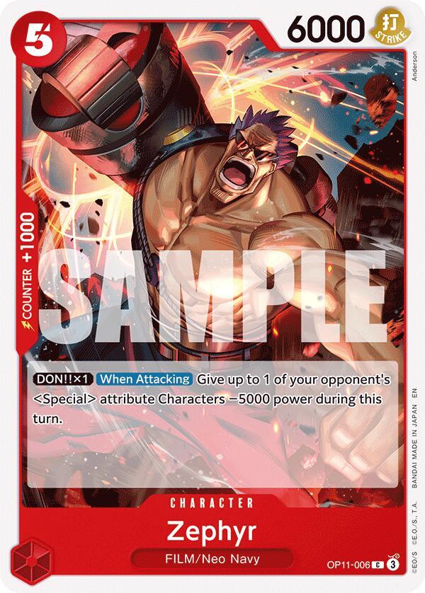 Zephyr card artwork