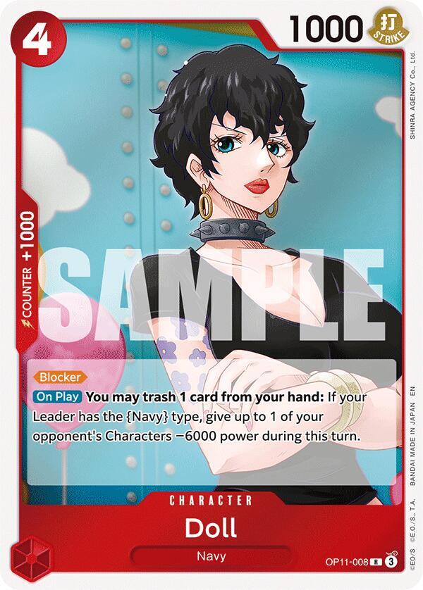 Doll card artwork