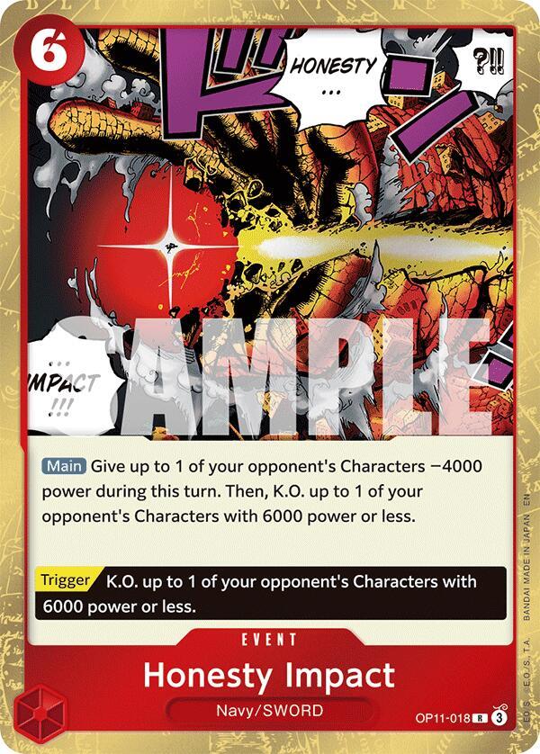 Honesty Impact card artwork