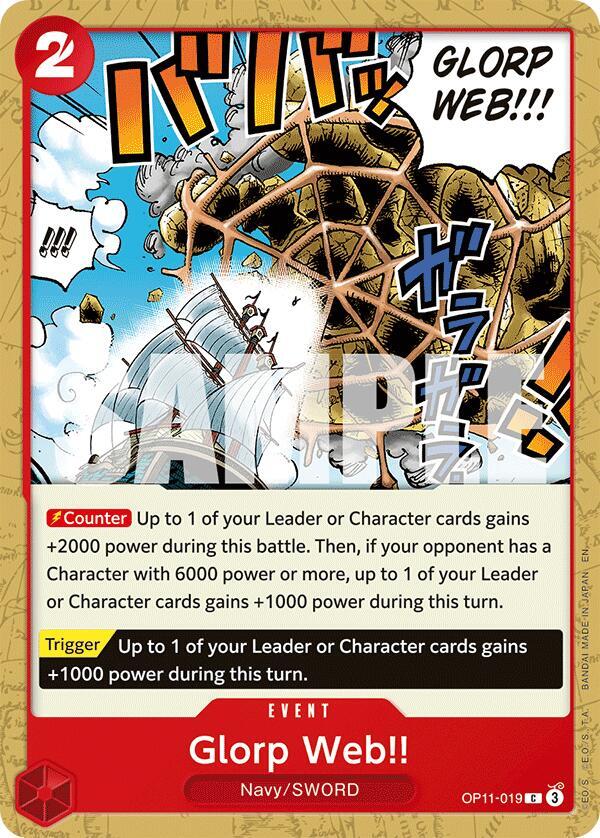 Glorp Web!! card artwork