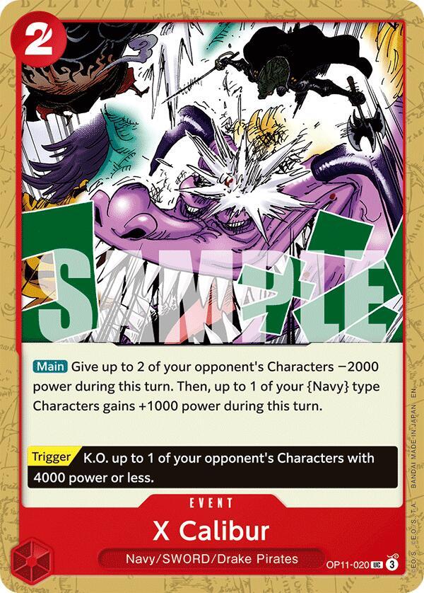 X Calibur card artwork
