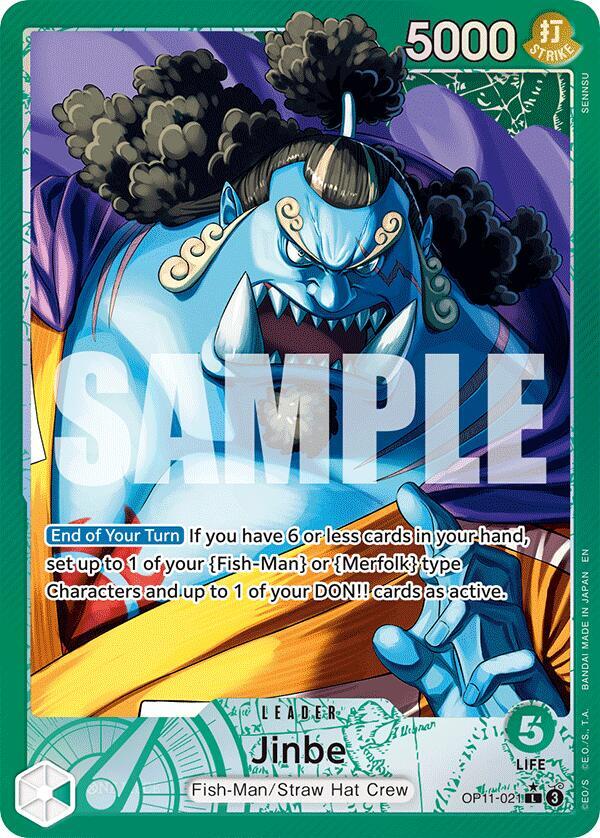 Jinbe (021) (Alternate Art) card artwork