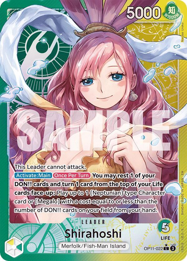 Shirahoshi (022) (Alternate Art) card artwork