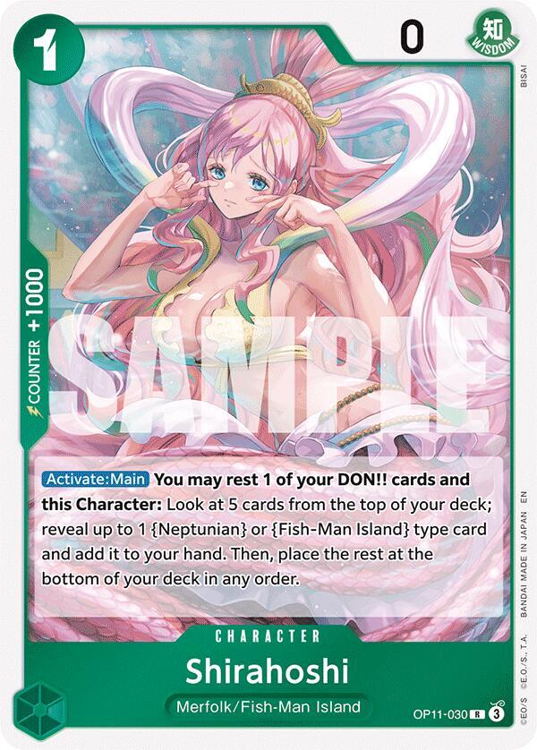 Shirahoshi (030) card artwork