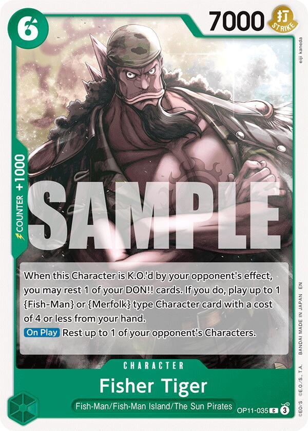 Fisher Tiger card artwork