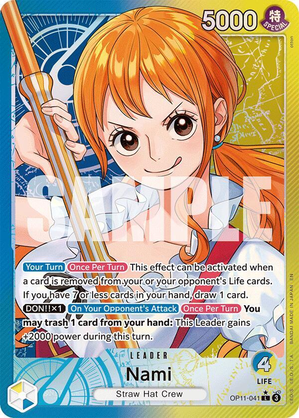 Nami (041) (Alternate Art) card artwork