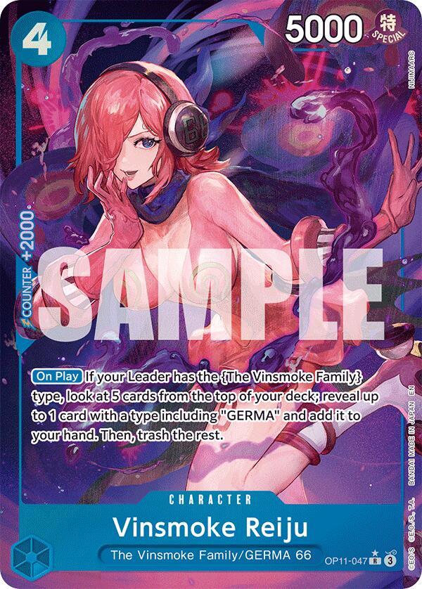 Vinsmoke Reiju (Alternate Art) card artwork