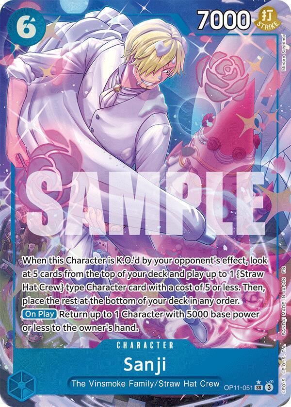 Sanji (Alternate Art) card artwork