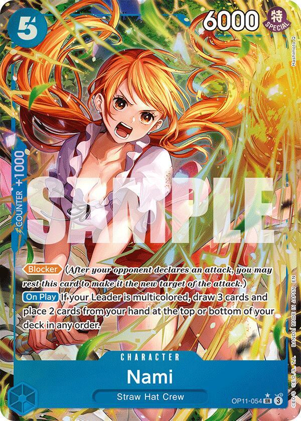 Nami (054) (Alternate Art) card artwork