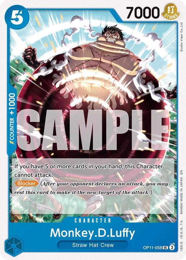 Monkey.D.Luffy (058) card artwork