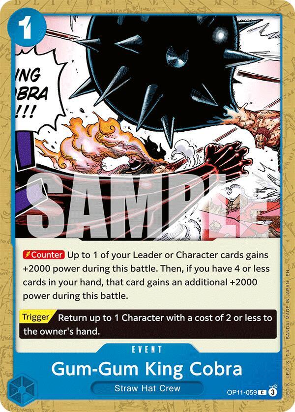 Gum-Gum King Cobra card artwork