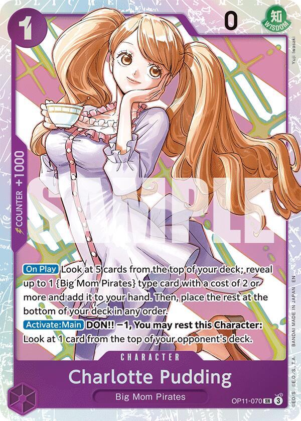 Charlotte Pudding card artwork