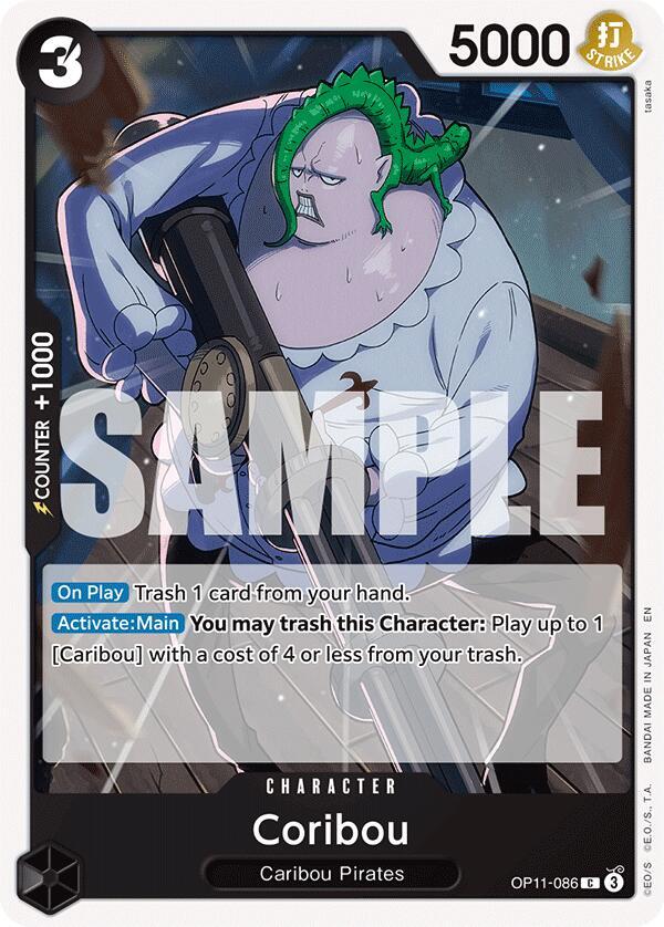 Coribou card artwork