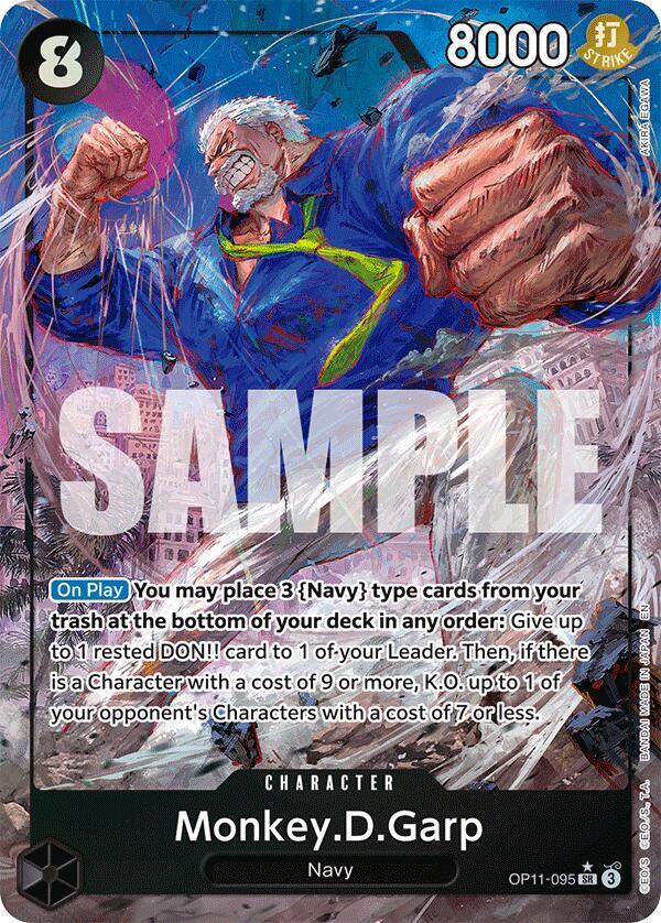 Monkey.D.Garp (Alternate Art) card artwork
