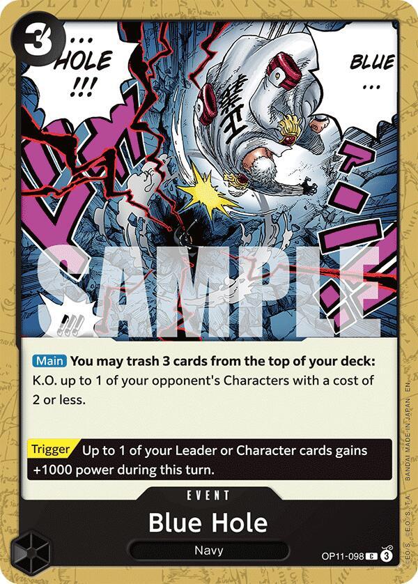 Blue Hole card artwork