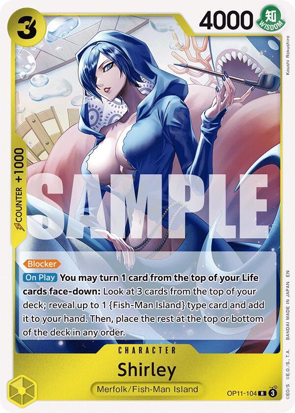 Shirley card artwork