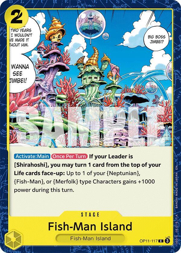 Fish-Man Island card artwork