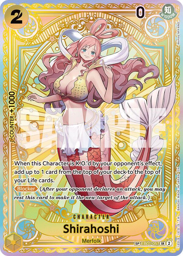 Shirahoshi (SP) card artwork