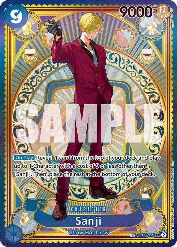 Sanji (SP) card artwork