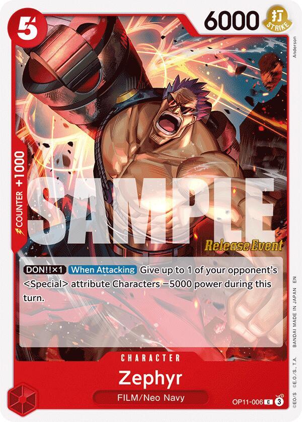 Zephyr card artwork