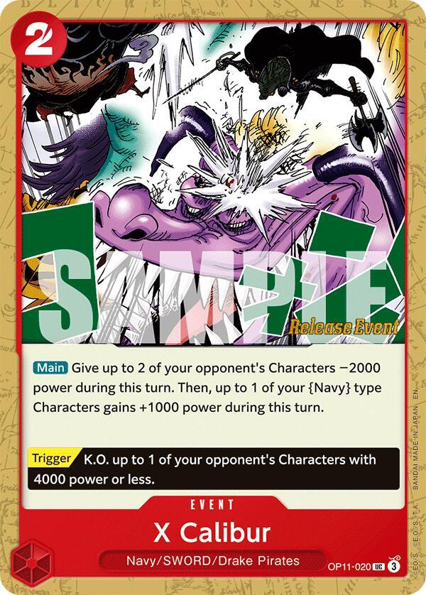 X Calibur card artwork