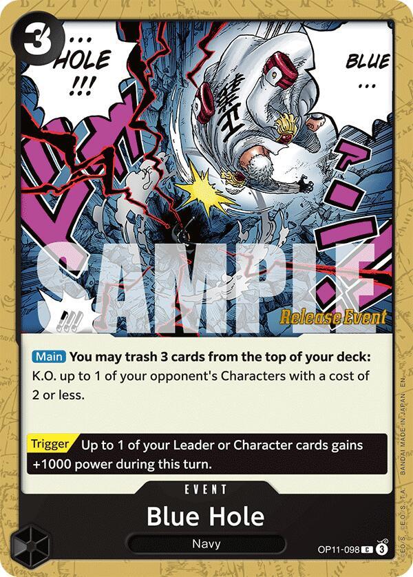 Blue Hole card artwork