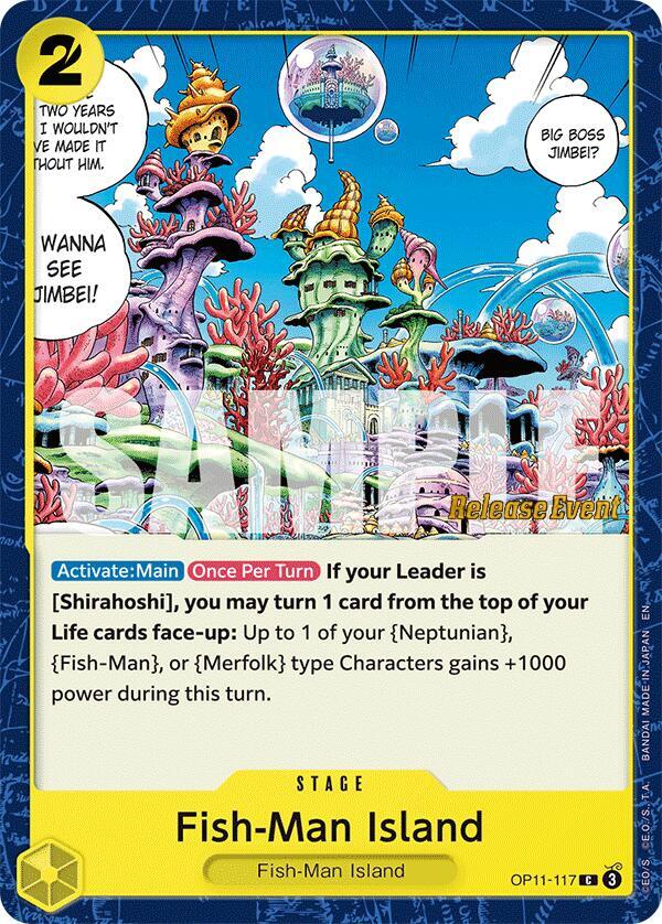 Fish-Man Island card artwork
