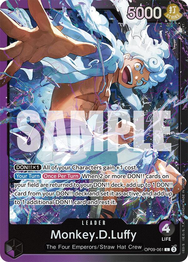 Monkey.D.Luffy (OP09-061) card artwork