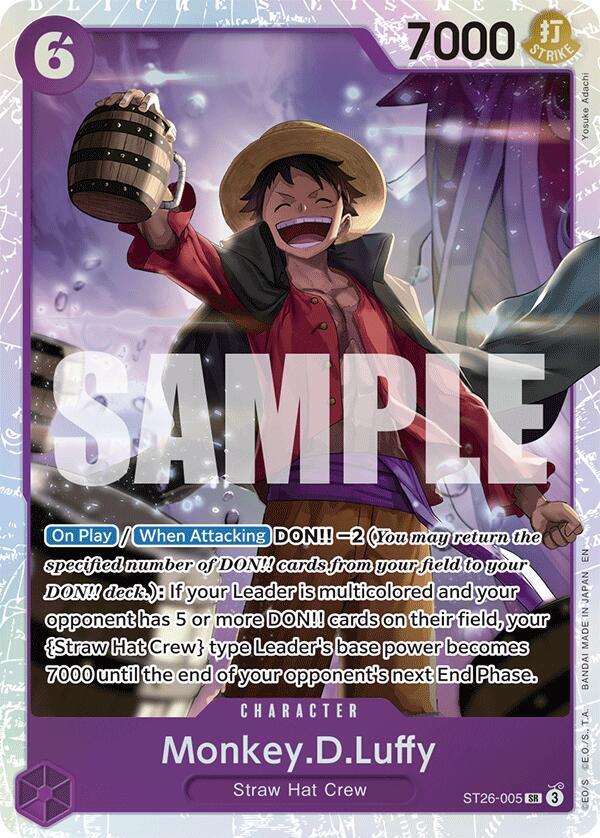 Monkey.D.Luffy (ST26-005) card artwork