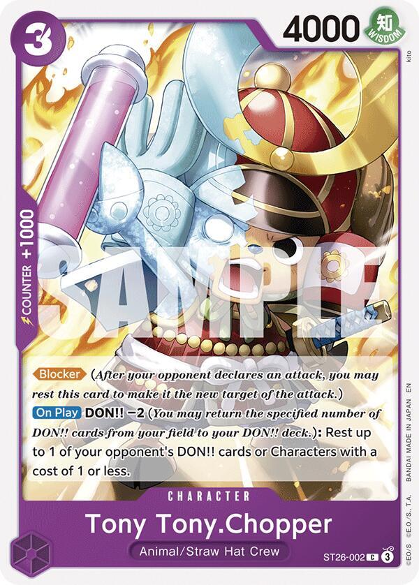 Tony Tony.Chopper card artwork