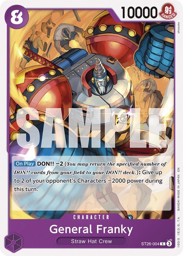 General Franky card artwork