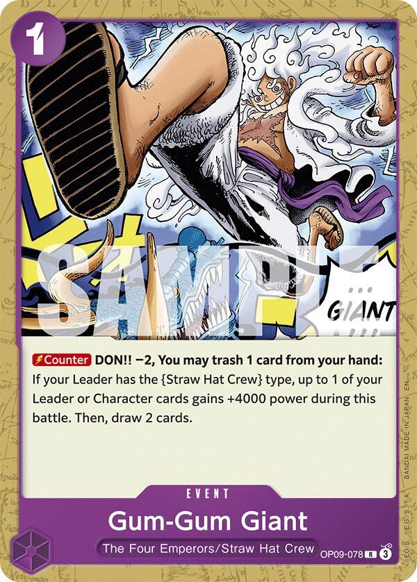 Gum-Gum Giant (Reprint) card artwork