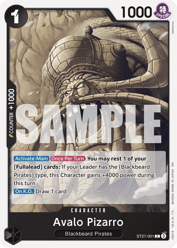 Avalo Pizarro card artwork