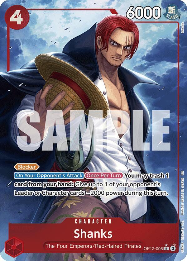 Shanks (008) (Alternate Art) card artwork
