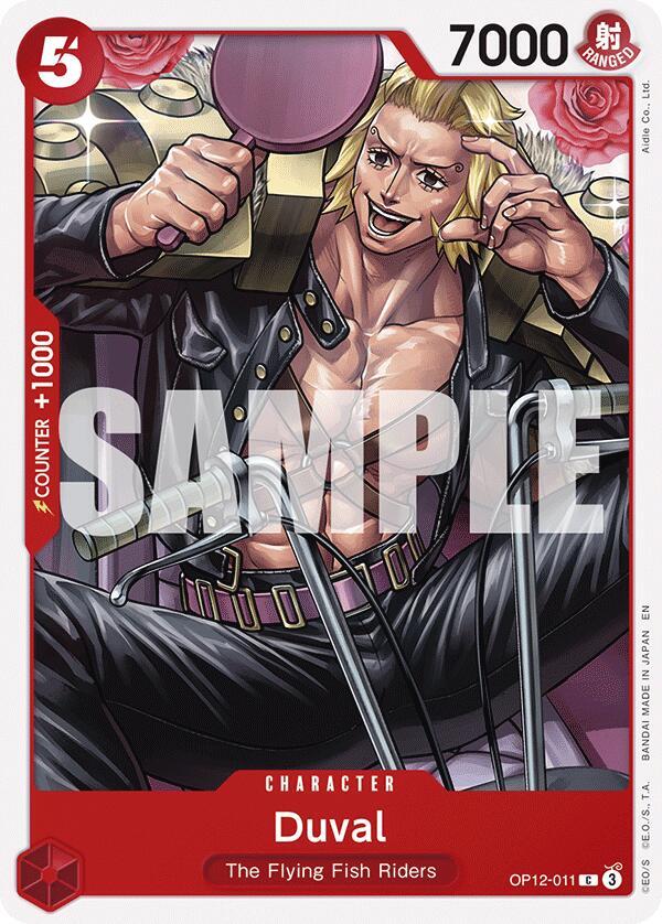 Duval card artwork