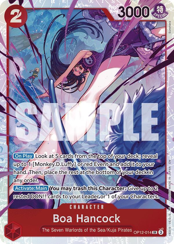 Boa Hancock card artwork