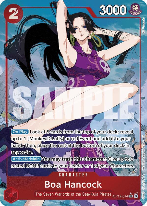 Boa Hancock (Alternate Art) card artwork