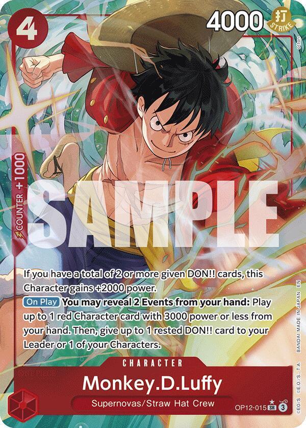 Monkey.D.Luffy (Alternate Art) card artwork