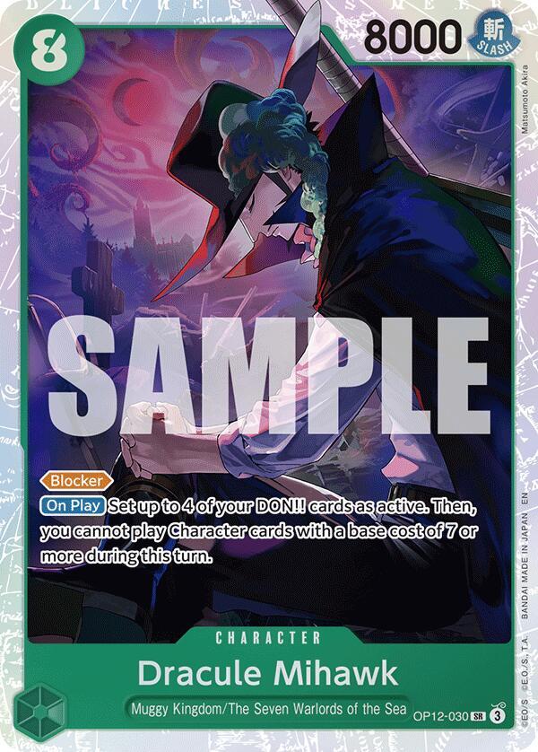 Dracule Mihawk card artwork