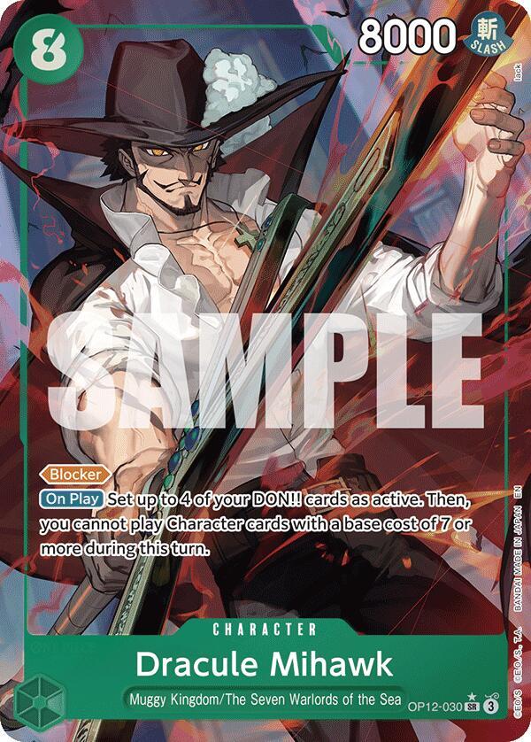 Dracule Mihawk (Alternate Art) card artwork