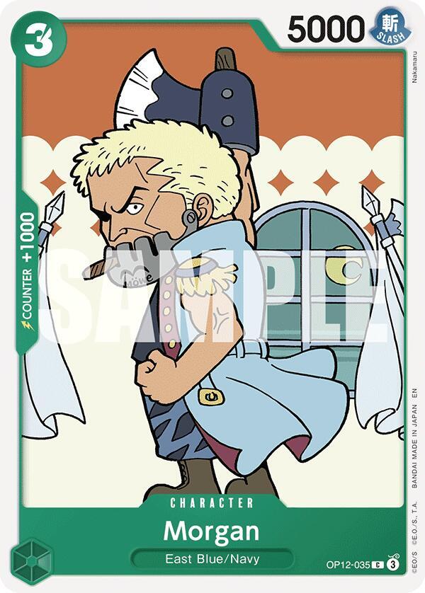 Morgan card artwork
