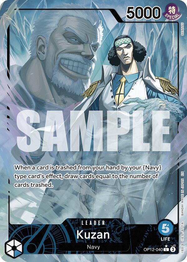 Kuzan (040) (Alternate Art) card artwork
