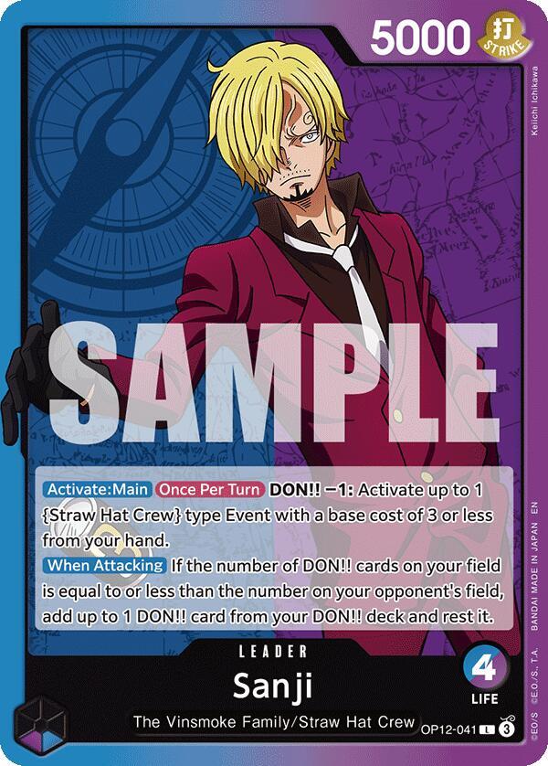Sanji (041) card artwork