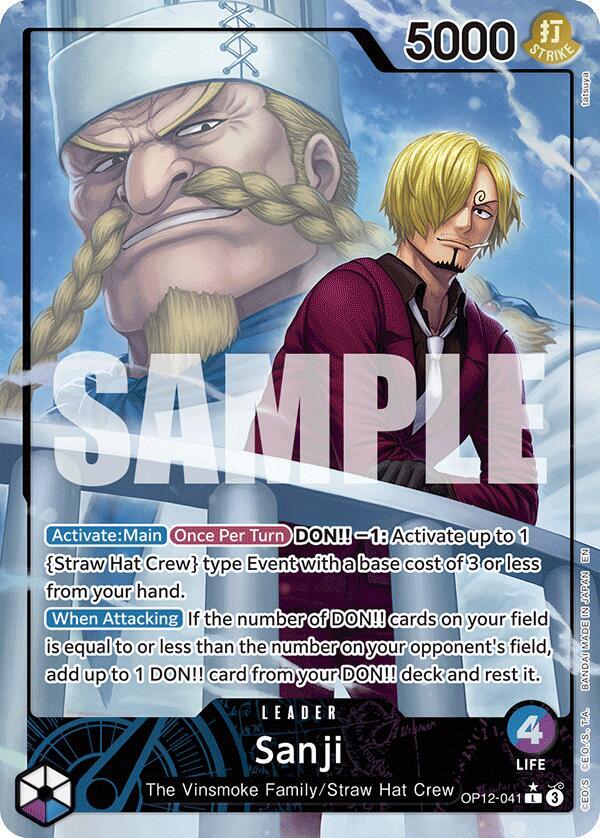 Sanji (041) (Alternate Art) card artwork