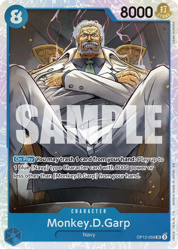 Monkey.D.Garp card artwork