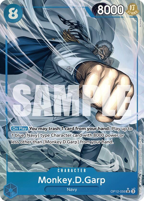 Monkey.D.Garp (Alternate Art) card artwork